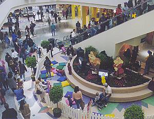 Night Interior View of the Famous Galleria at Sunset Shopping Mall  Editorial Image - Image of interior, states: 174681850