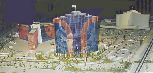 Picture of Architects Model for the New Rio Hotel Expansion