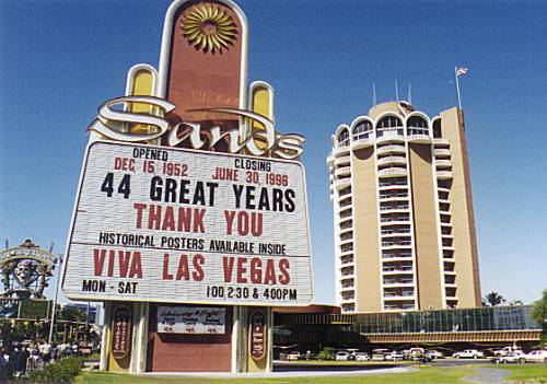 Las Vegas Sands Hotel and Casino Closes its Doors